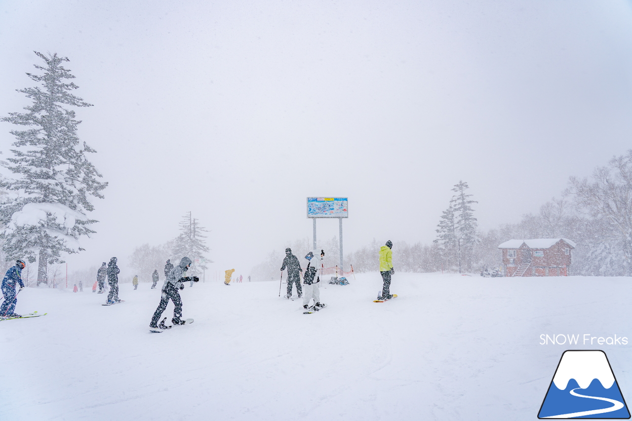 キロロリゾート｜ただいま北海道内最深の積雪160cm。午後のゲレンデで快適粉雪クルージング！